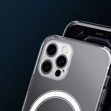 Načítať obrázok do zobrazovača galérie, Premium Camera Protected Clear MagSafe Magnetic Case Ochranný Kryt pre iPhone 15 Pro Max