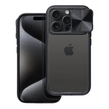 Načítať obrázok do zobrazovača galérie, Black-Clear Camslider Ochranný Kryt pre iPhone 11