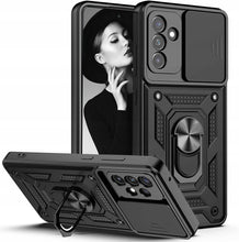 Načítať obrázok do zobrazovača galérie, Hybrid Camshield Rugged Case Black Ochranný Kryt pre Samsung Galaxy A54 5G