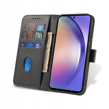 Načítať obrázok do zobrazovača galérie, Elegant Case Black Ochranný Knižkový Kryt pre Samsung Galaxy A34 5G