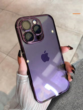 Načítať obrázok do zobrazovača galérie, Luxury Plate Case Purple Ochranný Kryt pre iPhone 13