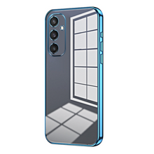 Načítať obrázok do zobrazovača galérie, Luxury Plate Case Blue Ochranný Kryt pre Samsung Galaxy A54