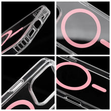 Načítať obrázok do zobrazovača galérie, Clear-Pink MagSafe Magnetic Case Ochranný Kryt pre iPhone 16 Pro Max