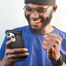 Načítať obrázok do zobrazovača galérie, Carbon Black Ochranný Kryt pre iPhone 15 Pro