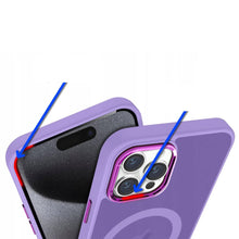 Načítať obrázok do zobrazovača galérie, Matte MagSafe Case Purple Ochranný Kryt pre iPhone 15 Pro