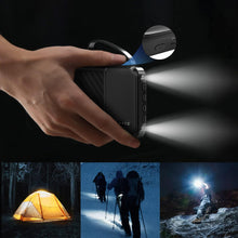 Načítať obrázok do zobrazovača galérie, Dudao Pro Powerbank Black 10 000mAh so zabudovanými káblami (USB, MicroUSB, USB-C, Lightning) (Kopie)