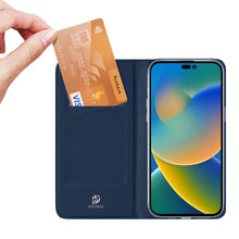Načítať obrázok do zobrazovača galérie, Magnetický Knižkový kryt Púzdro Blue pre iPhone 14 Pro