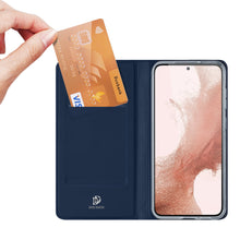 Načítať obrázok do zobrazovača galérie, Knižkové Magnetický Knižkový kryt Blue pre Samsung Galaxy S23