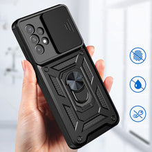 Načítať obrázok do zobrazovača galérie, Hybrid Camshield Ring Rugged Case Black Ochranný Kryt pre Samsung Galaxy A33 5G