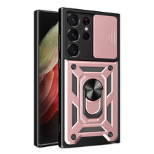 Načítať obrázok do zobrazovača galérie, Hybrid Camshield Rugged Case Pink Ochranný Kryt pre Samsung Galaxy S23 Ultra