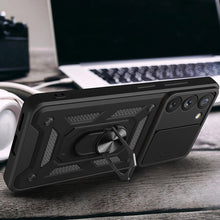 Načítať obrázok do zobrazovača galérie, Hybrid Camshield Rugged Case Black Ochranný Kryt pre Samsung Galaxy S24