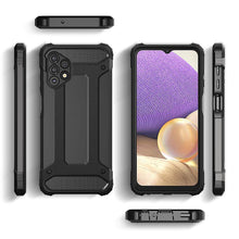 Načítať obrázok do zobrazovača galérie, Hybrid Armor Black Ochranný Kryt pre Samsung Galaxy A12

