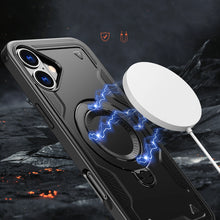 Načítať obrázok do zobrazovača galérie, Magsafe Ring Hybrid Armor Black Ochranný Kryt pre iPhone 16