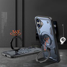 Načítať obrázok do zobrazovača galérie, Magsafe Ring Hybrid Armor Blue Ochranný Kryt pre iPhone 16