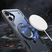 Načítať obrázok do zobrazovača galérie, Magsafe Ring Hybrid Armor Blue Ochranný Kryt pre iPhone 16