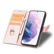 Načítať obrázok do zobrazovača galérie, Elegant Case Pink Ochranný Knižkový Kryt pre Samsung Galaxy S23 Plus