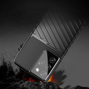Thunder Case Black Ochranný Kryt pre Samsung Galaxy S23 Ultra