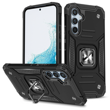 Načítať obrázok do zobrazovača galérie, Premium Ring Armor Rugged Case Black pre Samsung Galaxy A34 5G