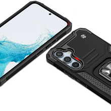 Načítať obrázok do zobrazovača galérie, Premium Ring Armor Rugged Case Black pre Samsung Galaxy A34 5G