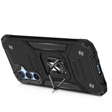 Načítať obrázok do zobrazovača galérie, Premium Ring Armor Rugged Case Black pre Samsung Galaxy A34 5G