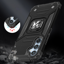 Načítať obrázok do zobrazovača galérie, Premium Ring Armor Rugged Case Black pre Samsung Galaxy A34 5G