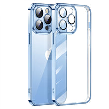 Načítať obrázok do zobrazovača galérie, Luxury Plate Case Blue Ochranný Kryt pre iPhone 15 Pro