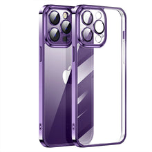 Načítať obrázok do zobrazovača galérie, Luxury Plate Case Purple Ochranný Kryt pre iPhone 13
