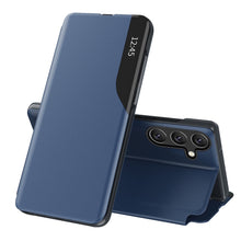 Načítať obrázok do zobrazovača galérie, Eco-Leather Smart Blue Ochranný Kryt pre Samsung Galaxy S23 Plus

