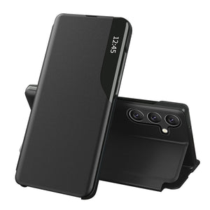 Eco-Leather Smart Black Ochranný Kryt pre Samsung Galaxy S23 Plus