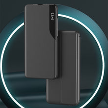 Načítať obrázok do zobrazovača galérie, Eco-Leather Smart Black Ochranný Kryt pre Samsung Galaxy S23 Plus
