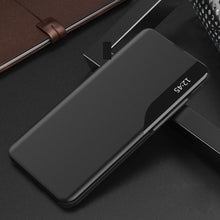 Načítať obrázok do zobrazovača galérie, Eco-Leather Smart Black Ochranný Kryt pre Samsung Galaxy S23 Plus
