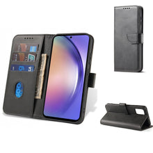 Načítať obrázok do zobrazovača galérie, Elegant Case Black Ochranný Knižkový Kryt pre Samsung Galaxy A53 5G