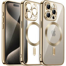 Načítať obrázok do zobrazovača galérie, Secret Magsafe Gold Ochranný Kryt pre iPhone 15 Pro Max