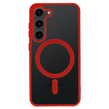 Načítať obrázok do zobrazovača galérie, Matt MagSafe Red Magnetic Case Ochranný Kryt pre Samsung Galaxy S22