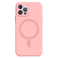 Načítať obrázok do zobrazovača galérie, MagSafe Silicone Case Pink Ochranný Kryt pre iPhone 11