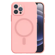 Načítať obrázok do zobrazovača galérie, MagSafe Silicone Case Pink Ochranný Kryt pre iPhone 11