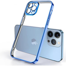 Načítať obrázok do zobrazovača galérie, Luxury Plate Case Blue Ochranný Kryt pre iPhone 15 Pro