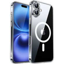 Načítať obrázok do zobrazovača galérie, Premium Camera Protected Clear MagSafe Magnetic Case Ochranný Kryt pre iPhone 16