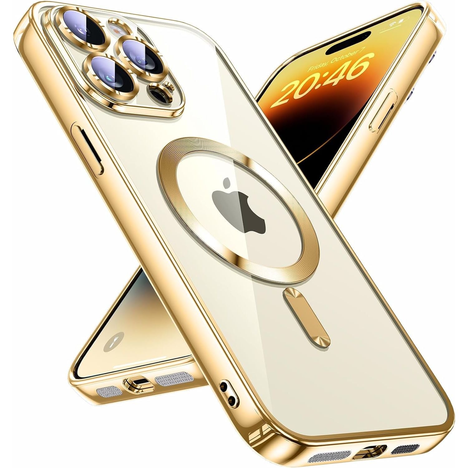 iphone 14 pro max gold magsafe case