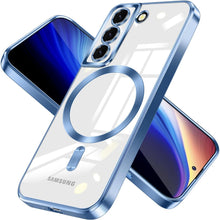 Načítať obrázok do zobrazovača galérie, Secret MagSafe Blue Magnetic Case Ochranný Kryt pre Samsung Galaxy A55