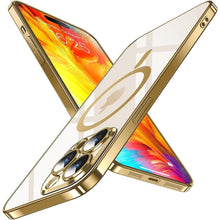 Načítať obrázok do zobrazovača galérie, Secret Magsafe Gold Ochranný Kryt pre iPhone 15 Pro Max