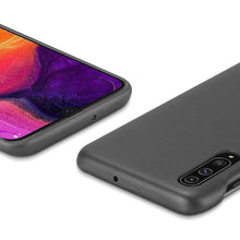 Načítať obrázok do zobrazovača galérie, Dux Ducis Skin Lite Black Kožený Ochranný Kryt pre Samsung Galaxy A50