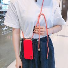 Načítať obrázok do zobrazovača galérie, Strap Matte Case Ochranný Kryt pre iPhone 7 Plus / 8 Plus