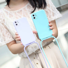 Načítať obrázok do zobrazovača galérie, Strap Matte Case Ochranný Kryt pre iPhone 7 Plus / 8 Plus