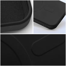 Načítať obrázok do zobrazovača galérie, MagSafe Silicone Case Black Ochranný Kryt pre iPhone 12 Pro Max