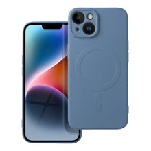 Načítať obrázok do zobrazovača galérie, MagSafe Silicone Case Blue Ochranný Kryt pre iPhone 14 Plus