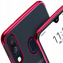 Načítať obrázok do zobrazovača galérie, Luxury Plate Case Red Ochranný Kryt pre Samsung Galaxy A40