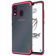 Načítať obrázok do zobrazovača galérie, Luxury Plate Case Red Ochranný Kryt pre Samsung Galaxy A40
