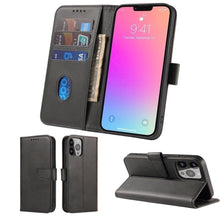 Načítať obrázok do zobrazovača galérie, Elegant Case Black Ochranný Knižkový Kryt pre iPhone 14