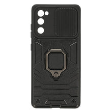 Načítať obrázok do zobrazovača galérie, Lens Ring Rugged Case Black pre Samsung Galaxy S21